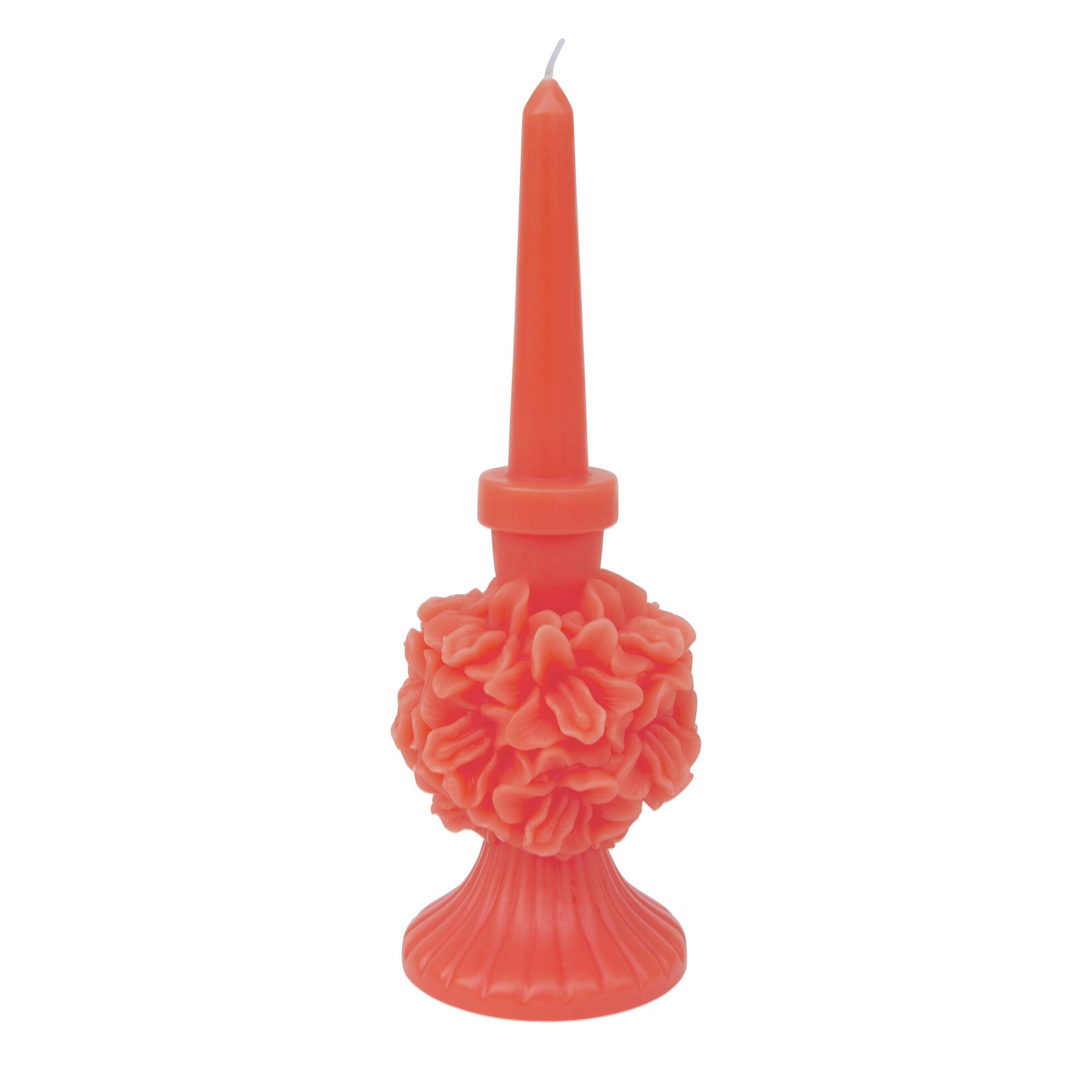 10" Flower Ball Taper Candle by Ashland